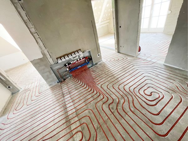 Fußbodenheizung Fräsen